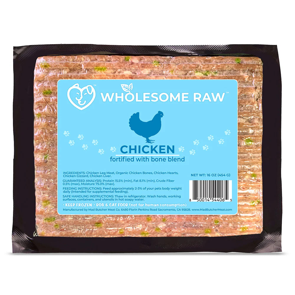 Wholesome Raw Chicken with Bone Blend