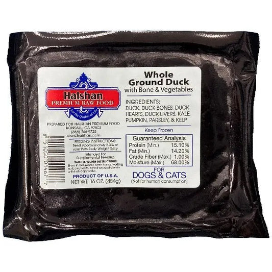 Halshan Whole Ground Duck and Vegetable
